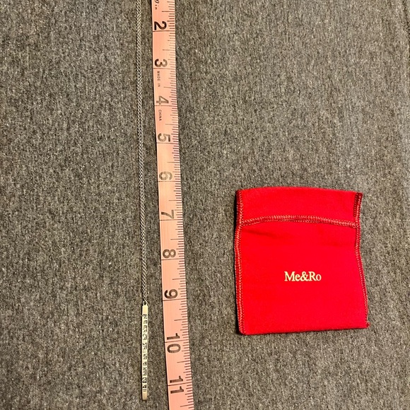 Me & Ro Sterling Silver Sanskrit Necklace - Picture 3 of 6